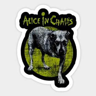 Alice In Chains - Vintage Style Sticker